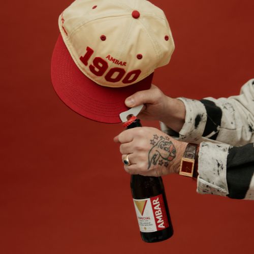 Gorra 1900 Beige Ambar x La Tienda de las Gorras - Imagen 2