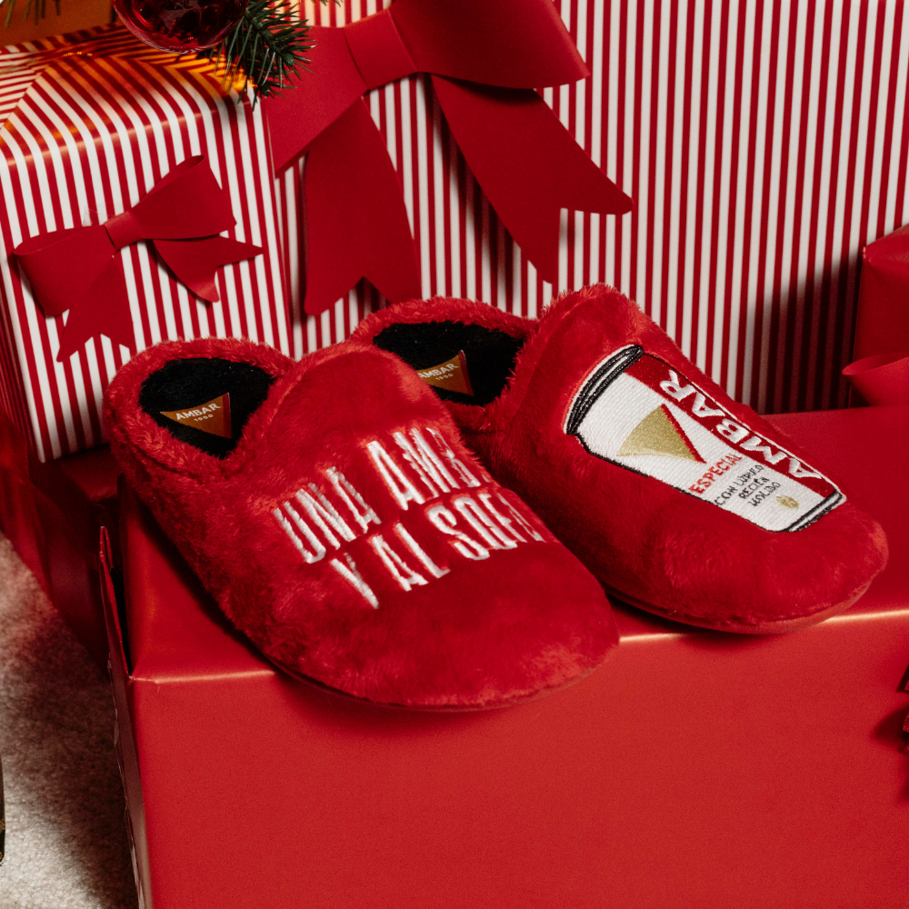 Zapatillas de estar por casa Cervezas Ambar - Imagen 2
