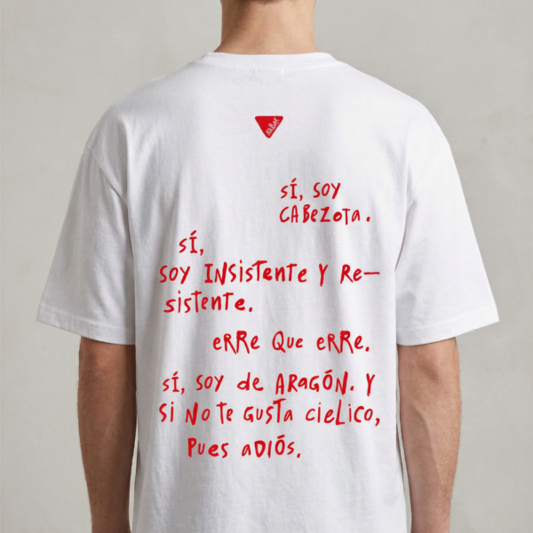 Camiseta "Sí, soy de Aragón" edición texto