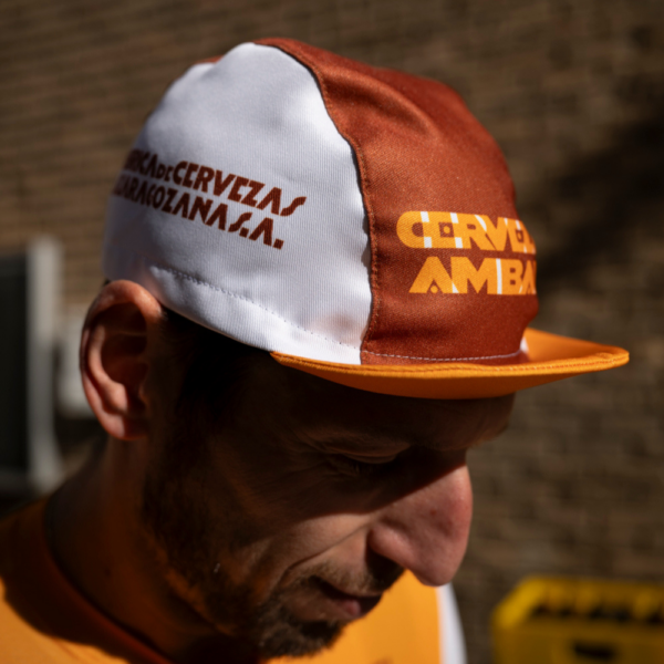Gorra ciclista edición retro Ambar x ULEVEL