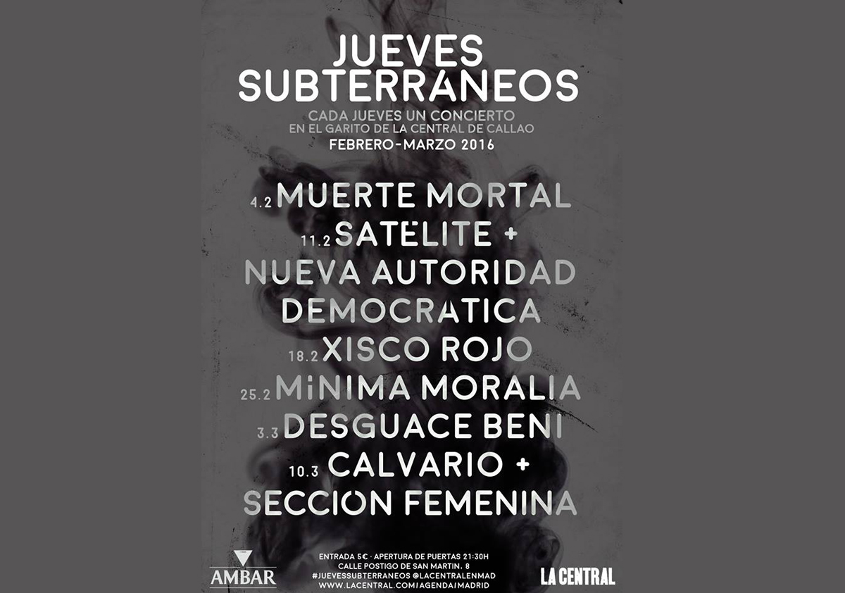 No te pierdas los jueves subterráneos